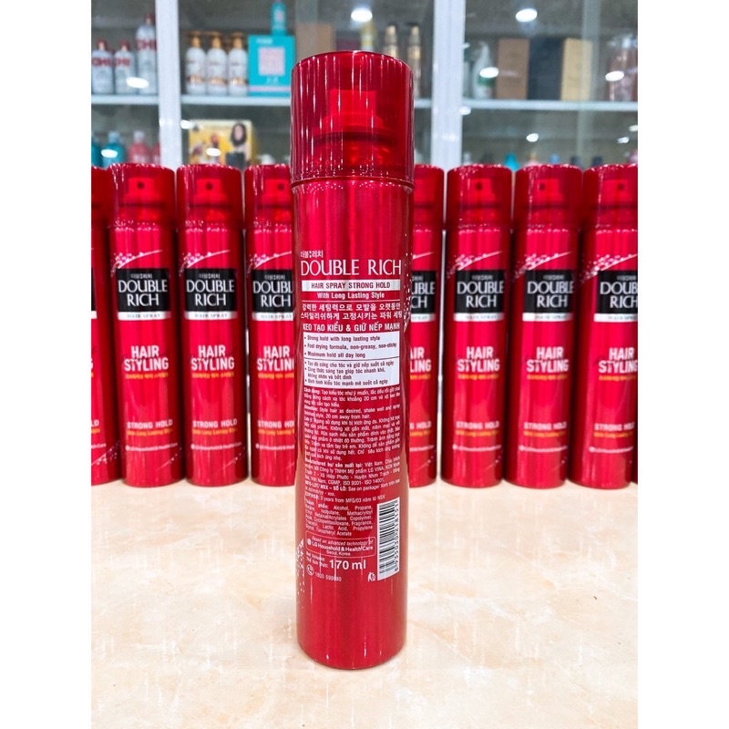 Keo Xịt Giữ Nếp Tóc Double Rich Hair Spray 170ml