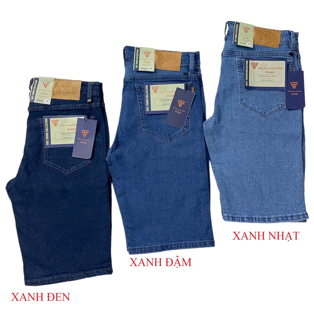 Combo 3 Quần short Nam Vải Bò Basic Form Chuẩn Mềm co giãn - MẪU TÚI CHÉO
