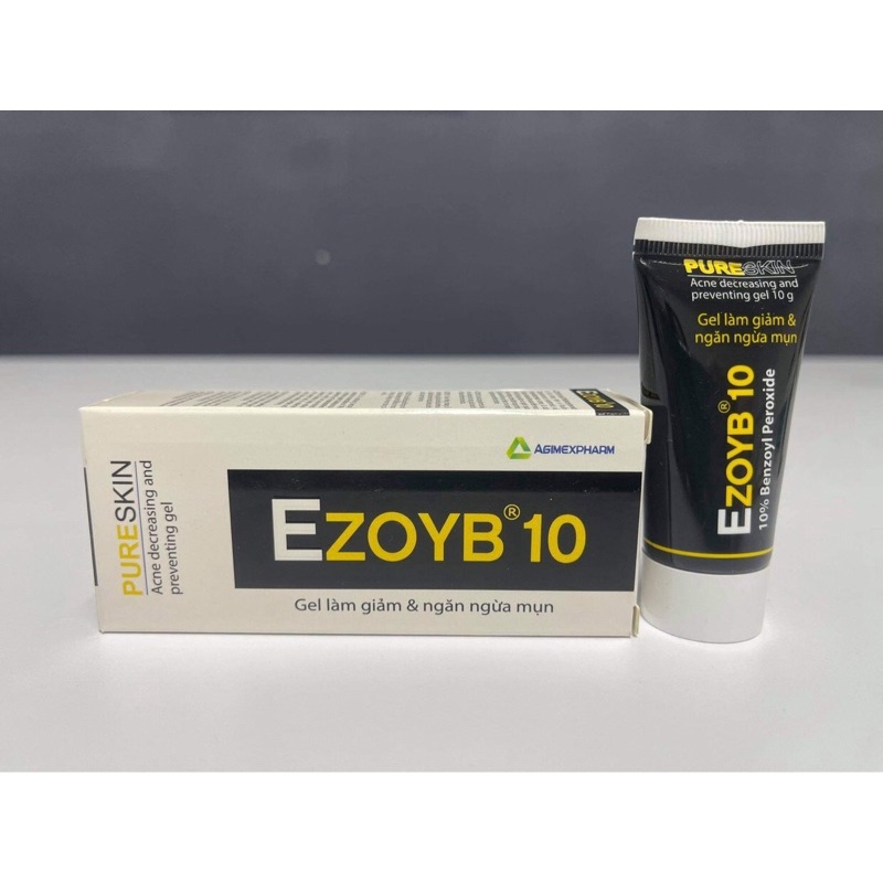 EZOYB 10 (BENZOYL PEROXIDE - BPO 10%) giúp giảm và ngăn ngừa mụn trứng cá