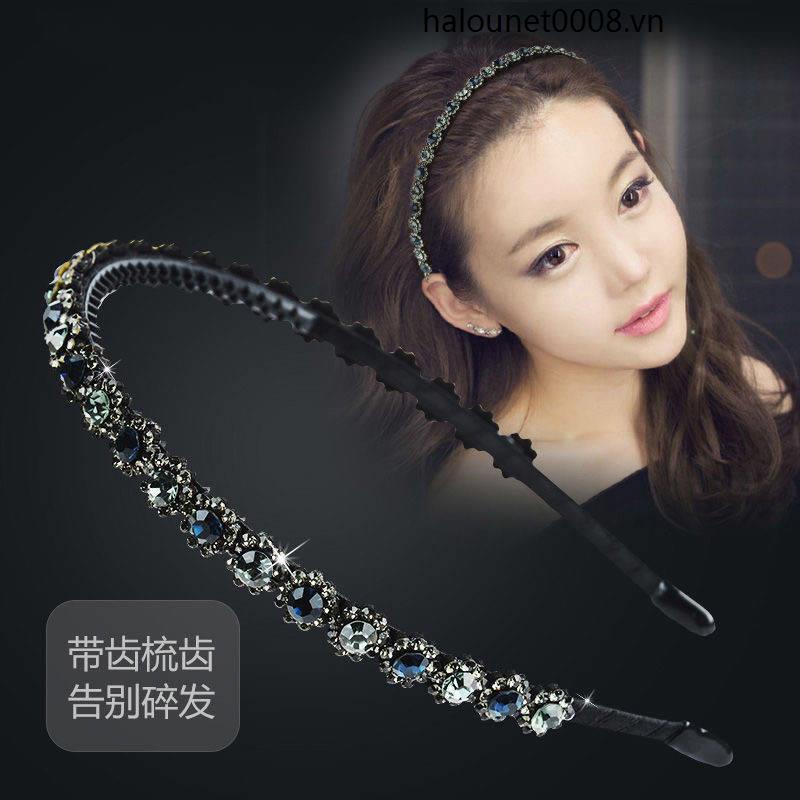 Băng Đô Cài Tóc Dạng Bấm Chống Trượt Có Răng Giả Phong Cách Hàn Quốc Cho Nữ