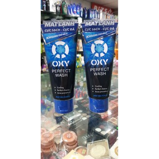 SỮA RỬA MẶT OXY PERFECT WASH MÁT LẠNH SẠCH NHỜN NGỪA KHUẨN MỤN