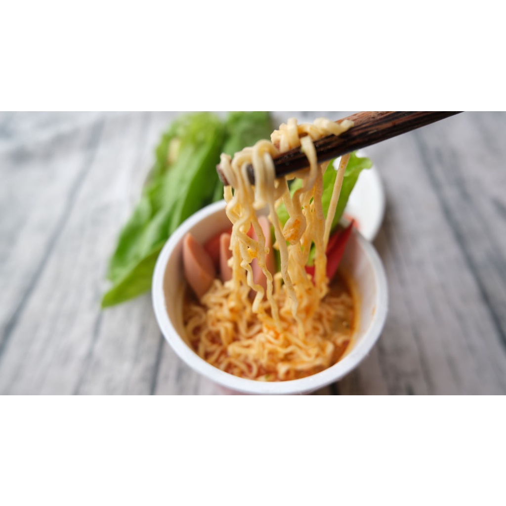 Thùng mỳ ly VIFON vị lẩu Thái Tomyum chua cay siêu ngon, siêu tiện lợi