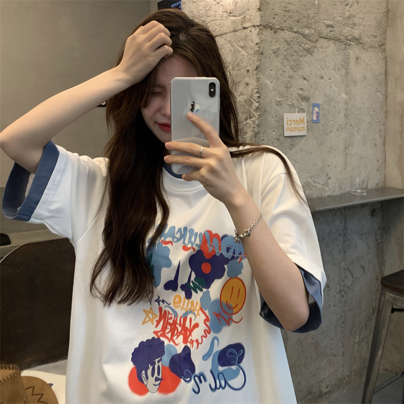 Áo thun tay ngắn kiểu dáng thời trang cho nữ