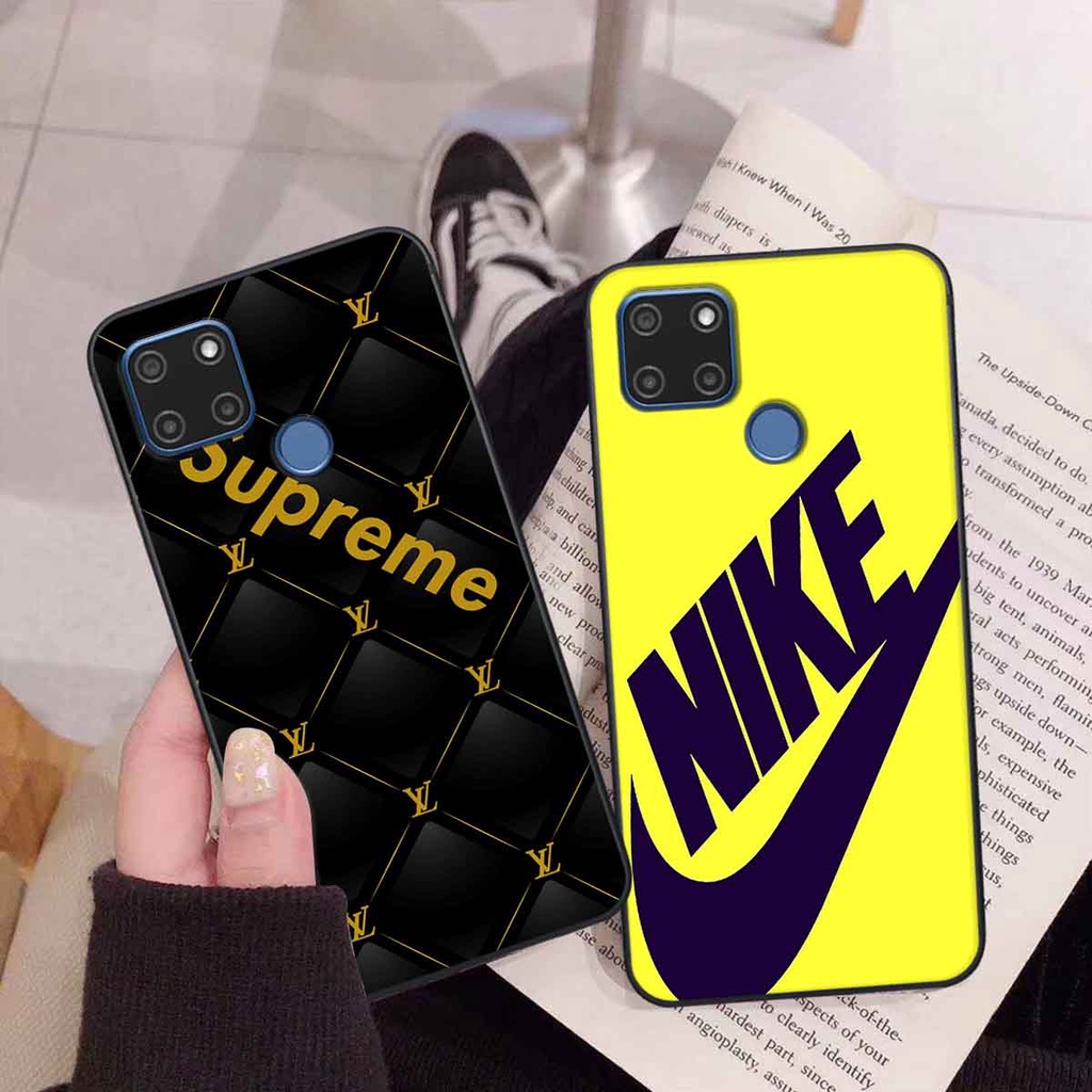 Ốp Realme C12 / C15 in hình thương hiệu L.V, N.I.K.E cá tính, đẳng cấp