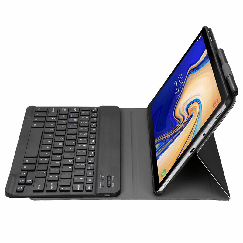 Bao Da Kèm Bàn Phím Không Dây Cho Samsung Galaxy Tab A 8.0 2019 T290 T295 / Tab A 8.0 &amp; S Pen P200 P205