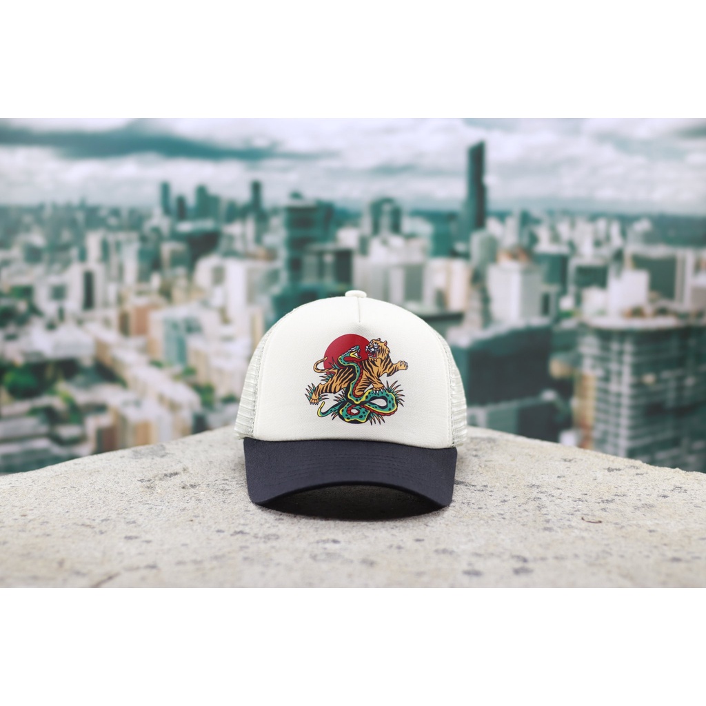 Nón Simplicity. "OSL" Trucker Cap  Logo In nhiệt- Logo Chim Đại Bàng. Logo Hổ. Logo Rắn Hổ Mang.