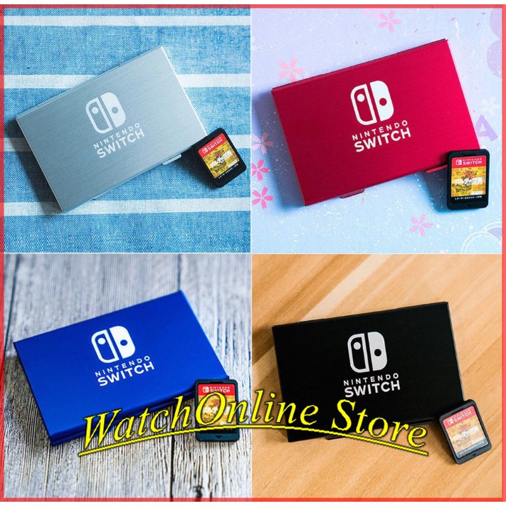 [Nintendo Switch] Hộp đựng thẻ Game kim loại Nintendo Switch
