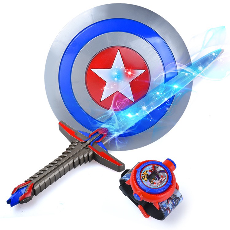 BỘ ĐỒ CHƠI áo choàng kjếm khiên mặt nạ ROBOT Transformer OPTIMUS Người Máy Biến Hình