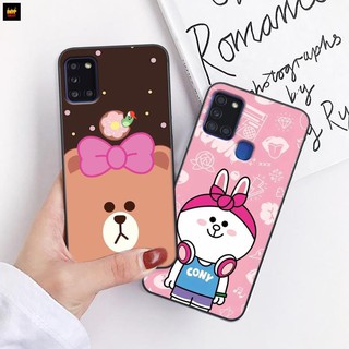 Ốp lưng điện thoại Samsung Galaxy A21S - A31 in hình gấu brown bear- Doremistorevn cute