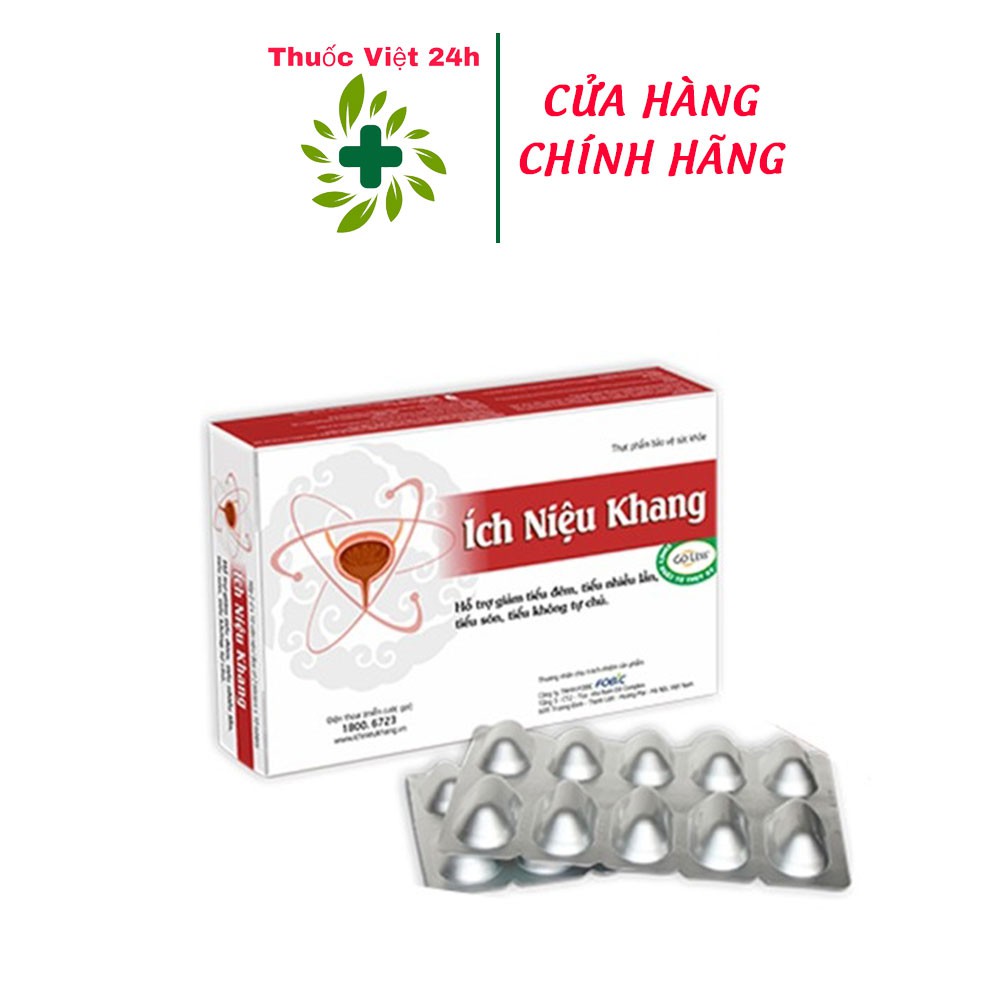 Ích Niệu Khang - Giảm Tiểu Nhiều Lần Do Bàng Quang Tăng Hoạt
