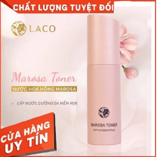 Nước hoa hồng Marosa Laco - Chiết xuất từ hoa hồng hữu cơ - dưỡng ẩm, se khít lỗ chân lông, làm sạch da, kiểm soát nhờn