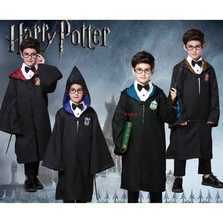 Áo choàng Harry Potter Cao cấp Nam/nữ - Trang phục Phù thuỷ hoá trang Harry Potter