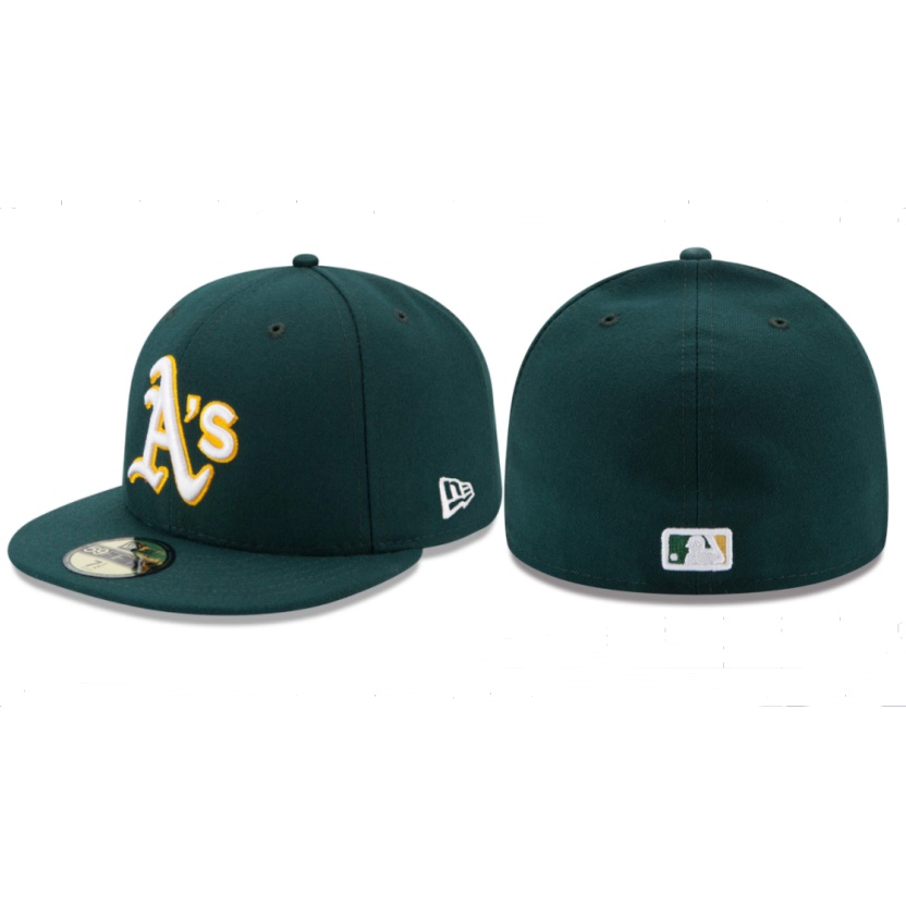 new baseball cap E.r.a MLB Oakland Athletics non-adjustable street Hip Hop flat wing man plus size Snapback