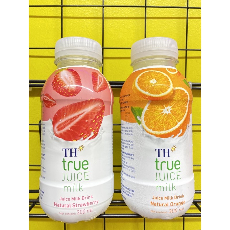 Nước uống TH sữa trái cây / Nước gạo rang TH chai 300ml