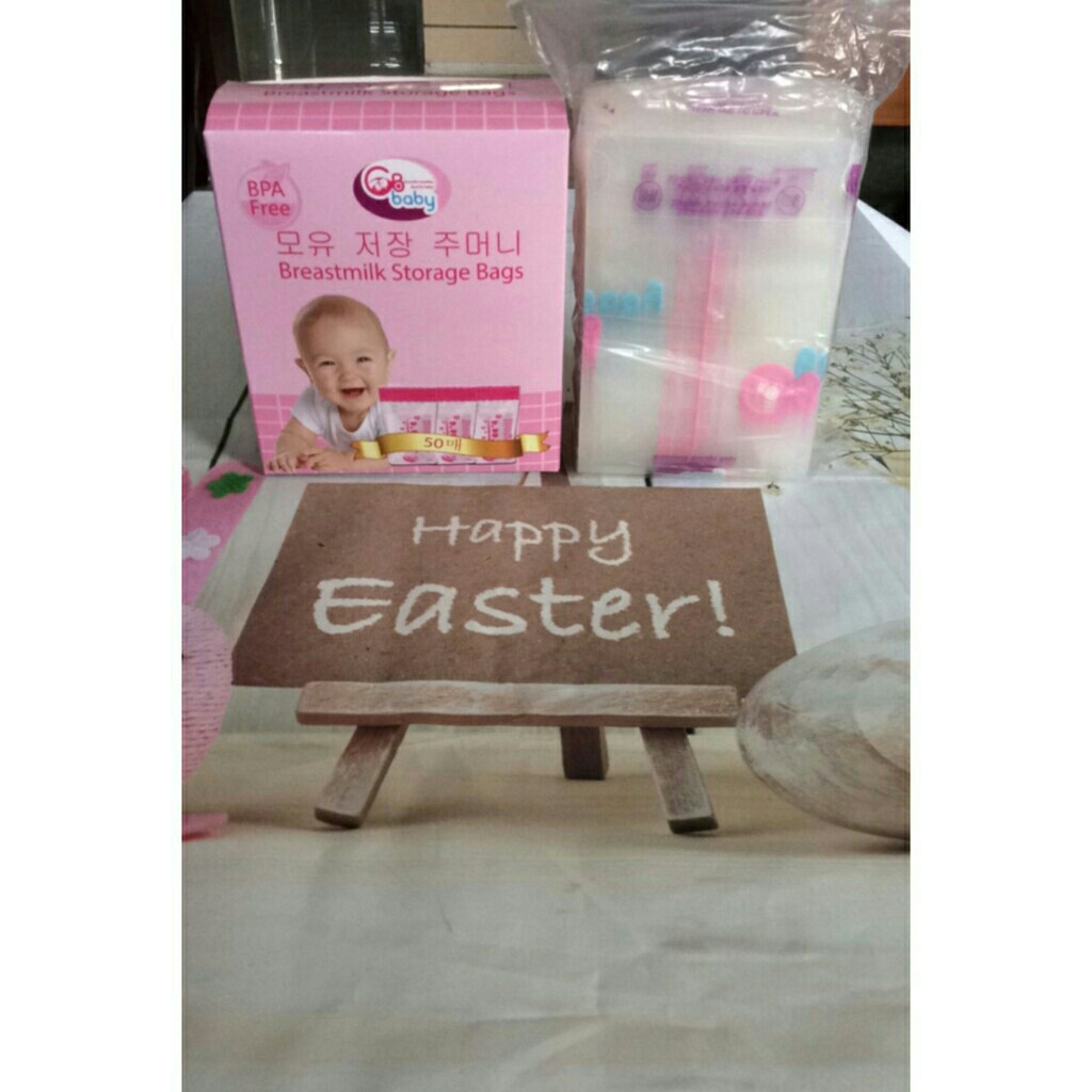 Hộp 50 túi trữ sữa mẹ 250ml GB Baby Hàn Quốc