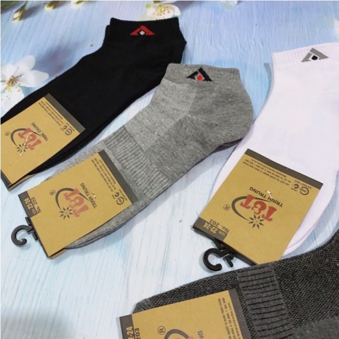 COMBO 5 đôi Tất nam cổ ngắn dệt kim cao cấp khử mùi hàng Việt nam TATNAM08