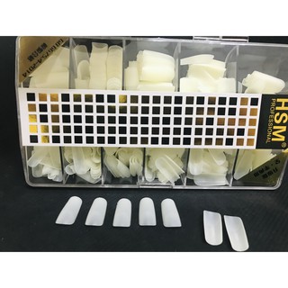 Móng up HSM form vuông màu đục nhám
