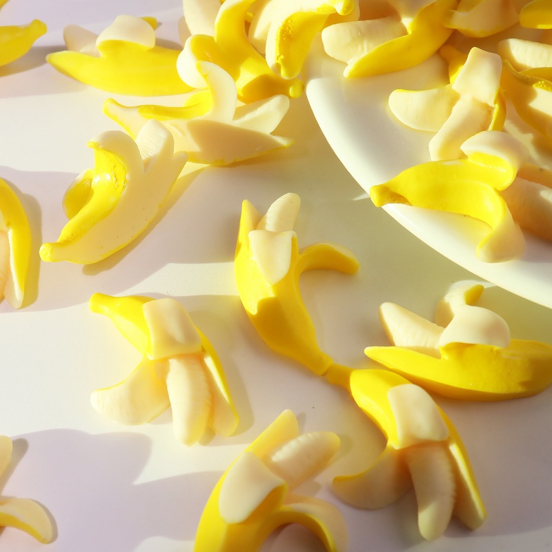 1 Phụ Kiện Trang Trí Giày Dép Hình Quả Chuối Mini Dễ Thương DIY