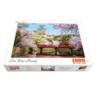 Tranh xếp hình 1000 mảnh Minh Châu - Có ảnh thật