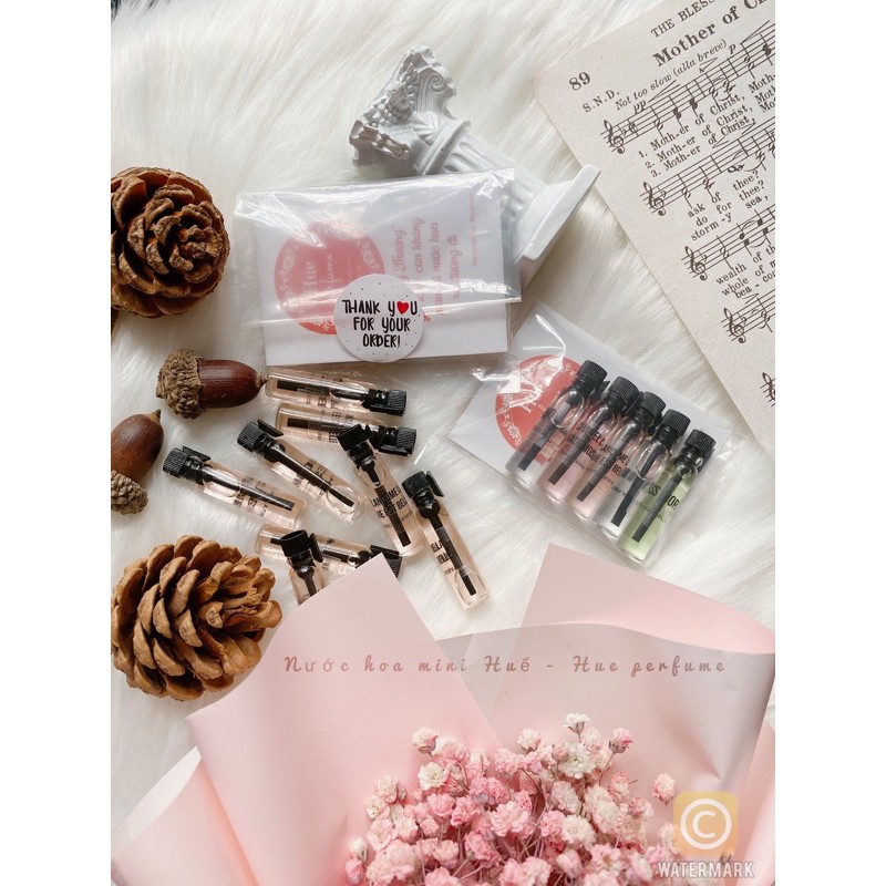 Set mini 5 lọ 10ml test mùi