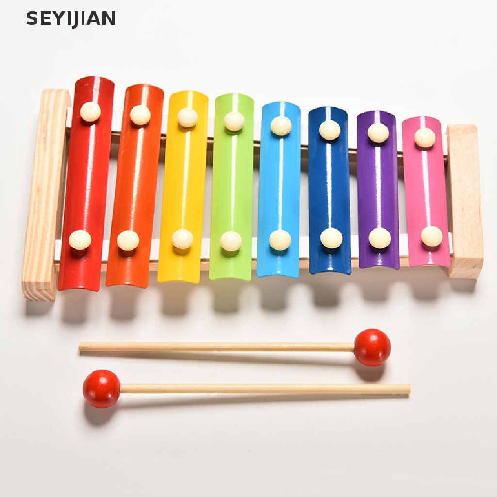 1 Đồ Chơi Đàn Phiến Gỗ 8 Tông Dễ Thương Phát Triển Trí Tuệ Cho Bé