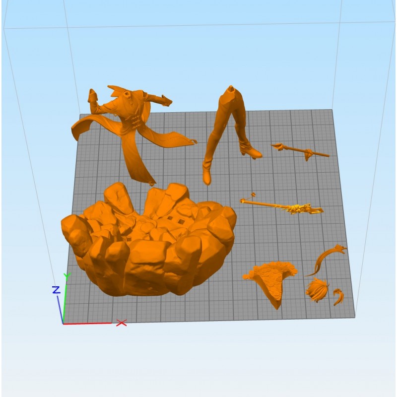 File in 3D mô hình Zhongli Genshin Impact - Games