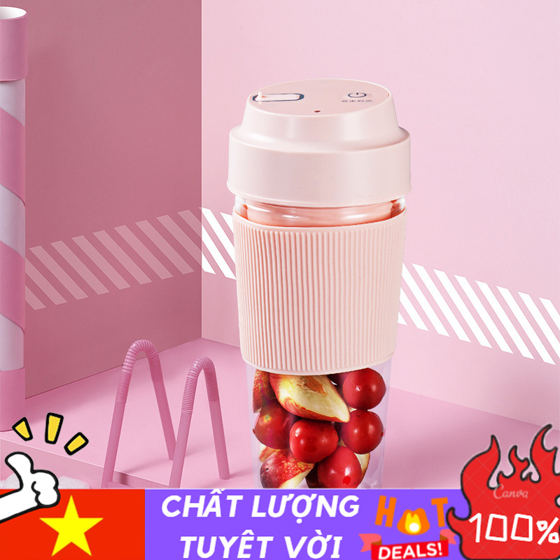 PM Gia đình Mini Juice Cup Máy nước trái cây cầm tay Điện USB Net Red Red Juicer Cup