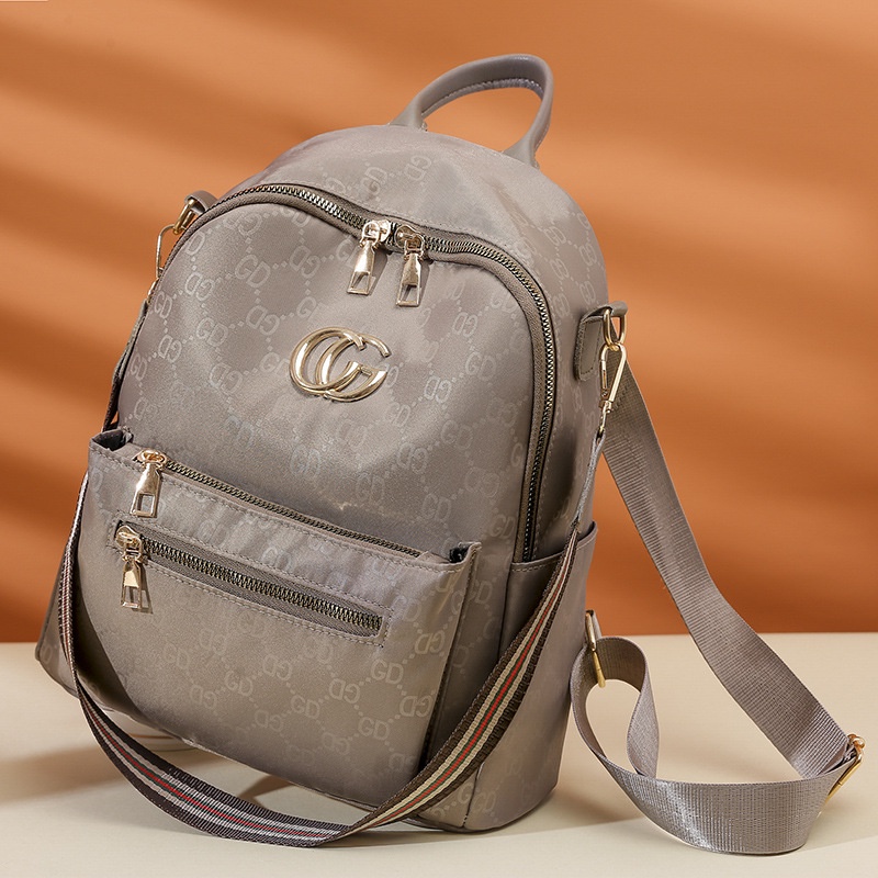 Balo Vải oxford In Họa Tiết Đơn Giản Thời Trang Cho Nữ