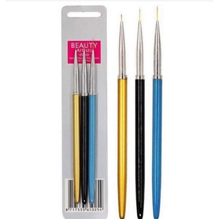 Bộ cọ net 3 cây độ dài khác nhau,cọ nét cán gỗ