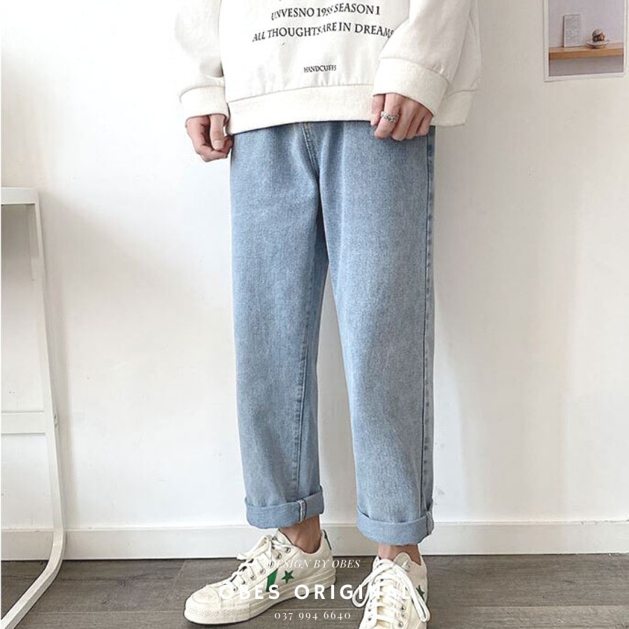 [CÓ BẢNG SIZE CHI TIẾT] - Quần baggy jean nam nữ rách gấu trẻ trung - Cam kết đổi trả free nếu hàng lỗi - Q9 | BigBuy360 - bigbuy360.vn