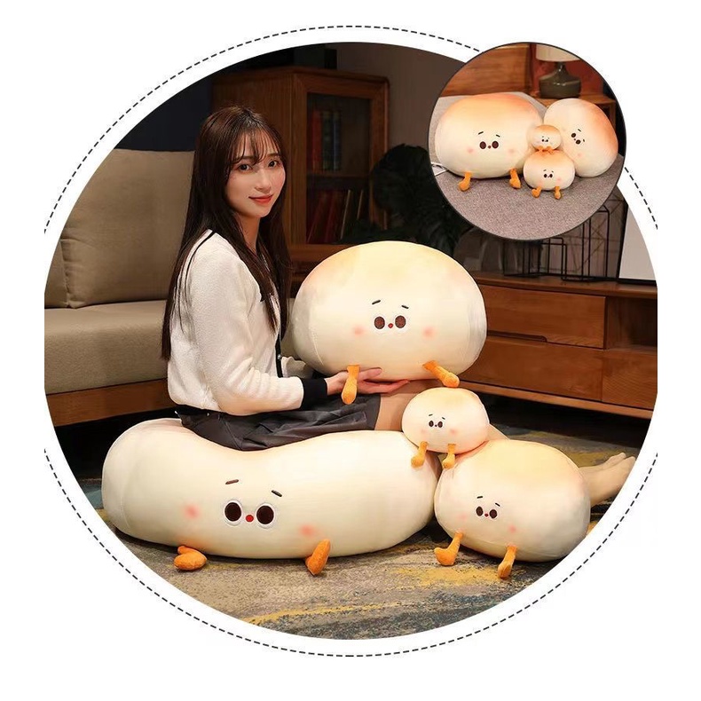 Gối ôm,Gối bông mềm hình bánh mì sáng tạo