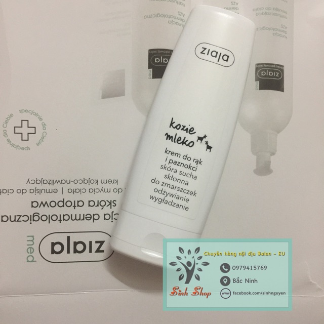 Kem dưỡng da tay sữa dê ziaja mleko balan