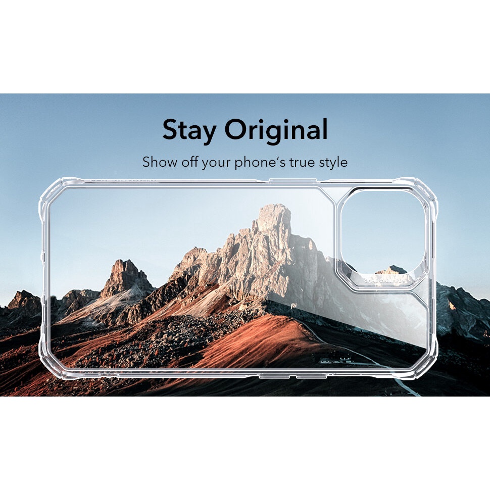Ốp Lưng ESR Air Armor Clear chống sốc chuẩn quân đội iPhone 14 /14 Plus/ 14 Pro /14 Pro Max