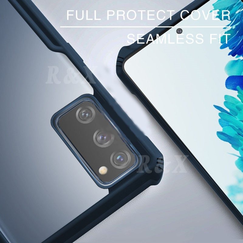 Ốp điện thoại acrylic trong suốt chống sốc cho Samsung A03S A11 A21S A31 A51 A71 A30S A50S A20S A10S J2 Prime