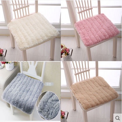 Đệm Lót Ghế Ngồi Xe Hơi / Văn Phòng / Tiệc Cà Phê Bằng Vải Bông Dày Dặn Chống Trượt