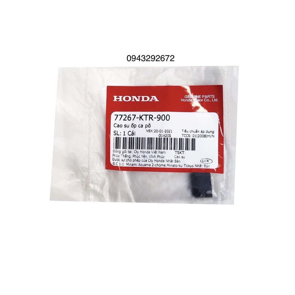 Cao su ốp ca pô Winner 150 Honda