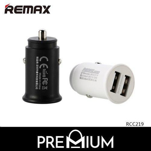 Củ sạc ô tô 2 cổng USB 2.4A REMAX RCC-219 - Hàng Chính Hãng