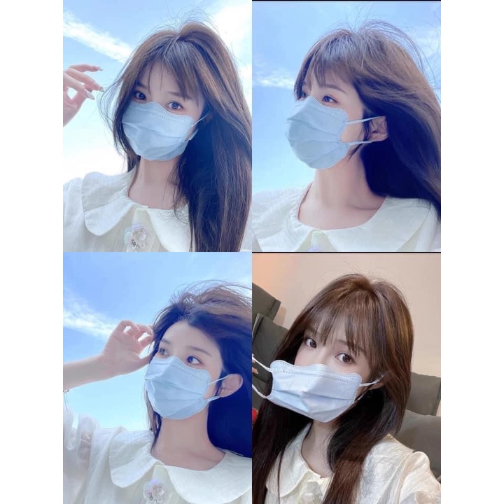Khẩu trang Cua KINGCRAB TIẾN HÙNG và DUY QUÂN hot trend kiểu hot girl Trung Quốc