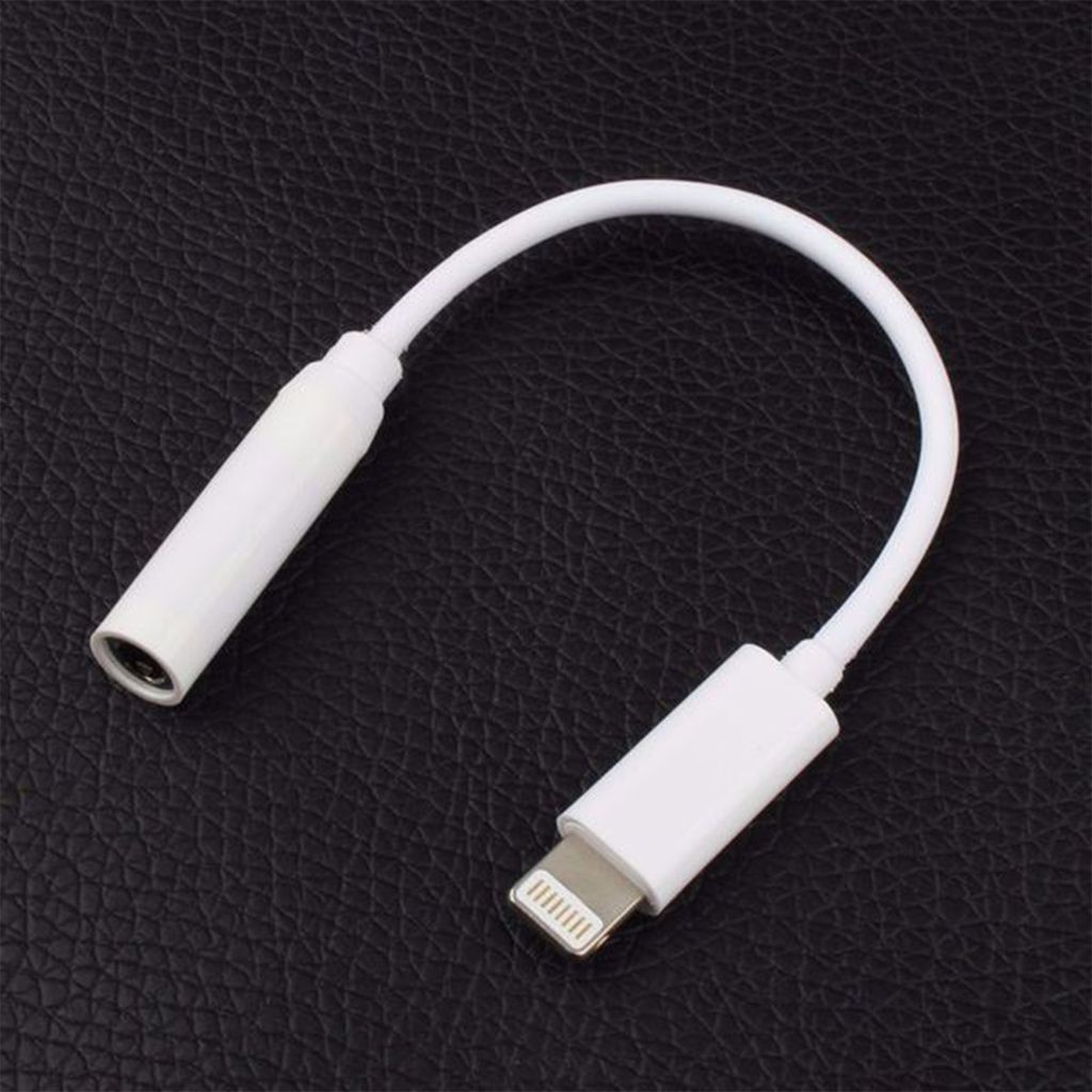 Jack, cáp chuyển tai nghe Lightning Iphone 5/67/8/x/11 ra chân tròn 3,5mm kết nối Blutooth.