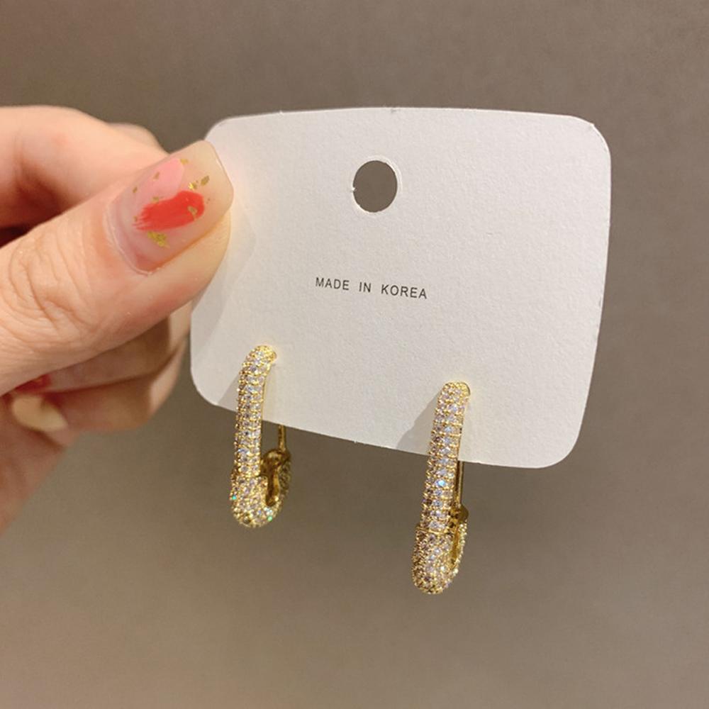 Bông Tai Dạng Kẹp Hình Giấy Nhám Thời Trang Dự Tiệc Cho Nữ Mờ|Khuyên Tai Hình Học Phong Cách Punk Cho Nữ