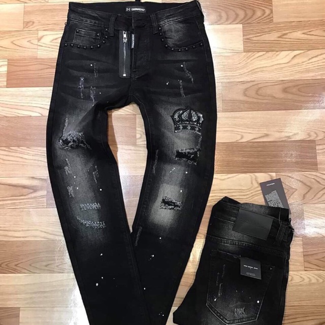 Quần côn Dsquare tang vương niệm đá