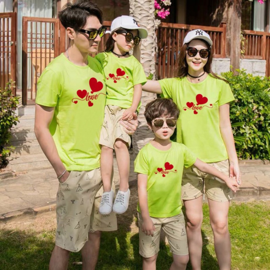 Áo Gia Đình Tim Love