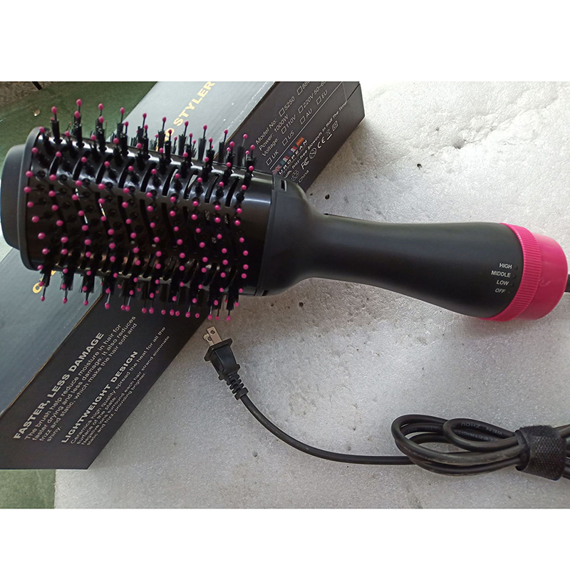 Colorfulswallowfly Hot Air Brush Ionic Hot Air Volume Brush fönbürste Easy All Hair Types CSF