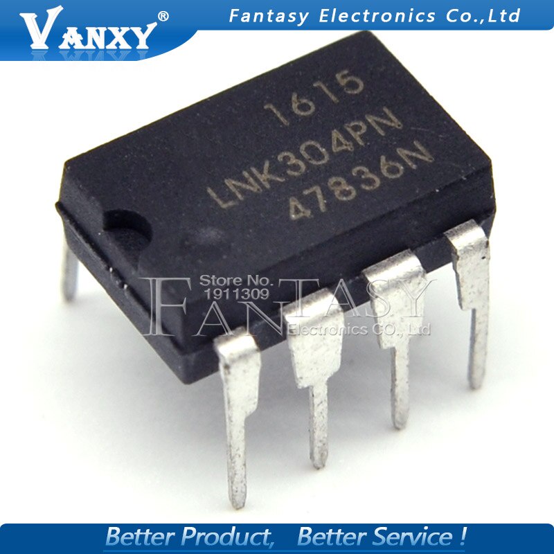 Bộ 10 linh kiện điện tử mới chính hãng chuyên dụng LNK304PN DIP7 LNK304P DIP LNK304 DIP-7 304PN
