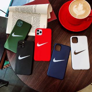 Ốp điện thoại TPU dẻo màu trơn in logo thời trang cho IPHONE 6 PLUS 6S PLUS 7PLUS 8PLUS X XR XS MAX IPHONE 11 PRO MAX