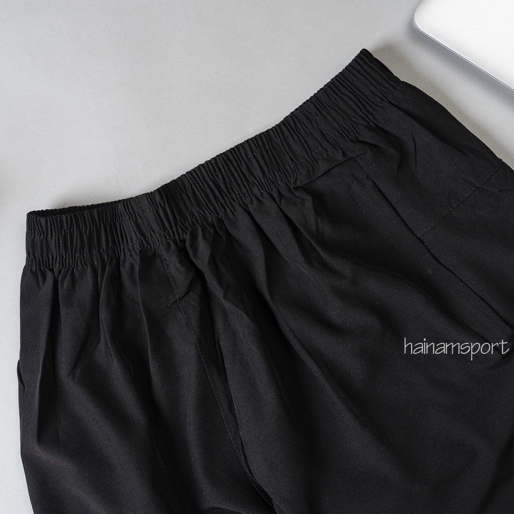 QUẦN ĐÙI FULL MÀU ĐEN, CHẤT LIỆU VẢI SI GIÓ MỀM PHOM 40-75KG | BigBuy360 - bigbuy360.vn