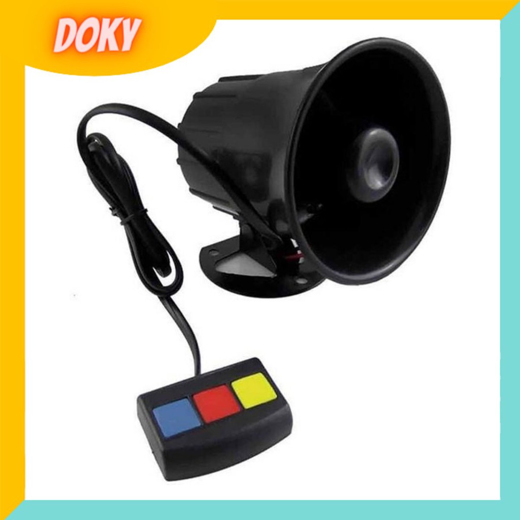 Còi hú 3 chế độ cho ô tô xe máy CỰC CHẤT,Độ xe siêu chất với bộ còi báo hiệu 3 chế độ -CXM