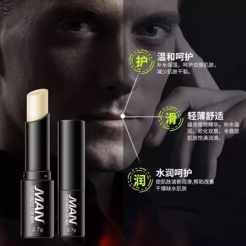 Son dưỡng môi làm sáng đường môi chống khô dành cho nam giới
