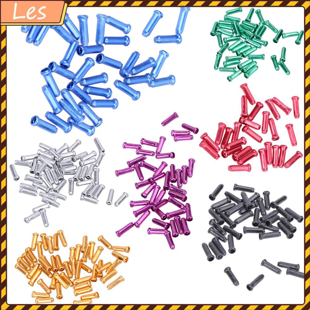 50 Đầu Bọc Dây Phanh Xe Đạp Bằng Nhôm