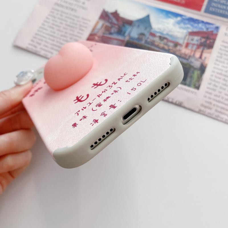 Ốp Điện Thoại Da Lộn In Hình Quả Đào Cho Oppoa9X A8R11S | BigBuy360 - bigbuy360.vn